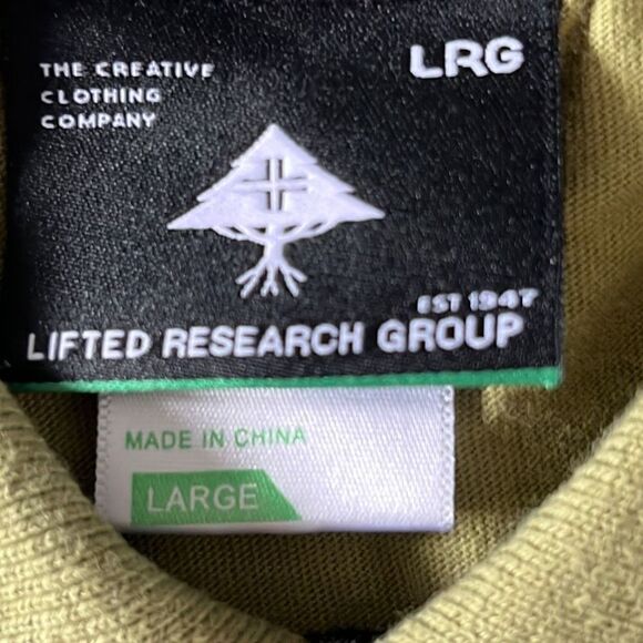 Lifted Research Group Striped Polo Sz. XL - Picture 3 of 7